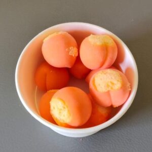 🍑 Peach Bite size Fruit Pop 8pcs